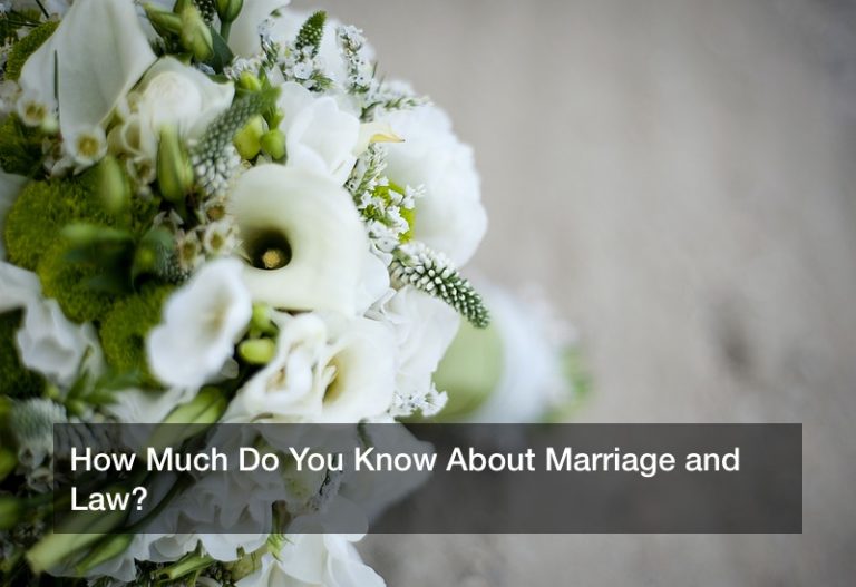 How Much Do You Know About Marriage and Law?
