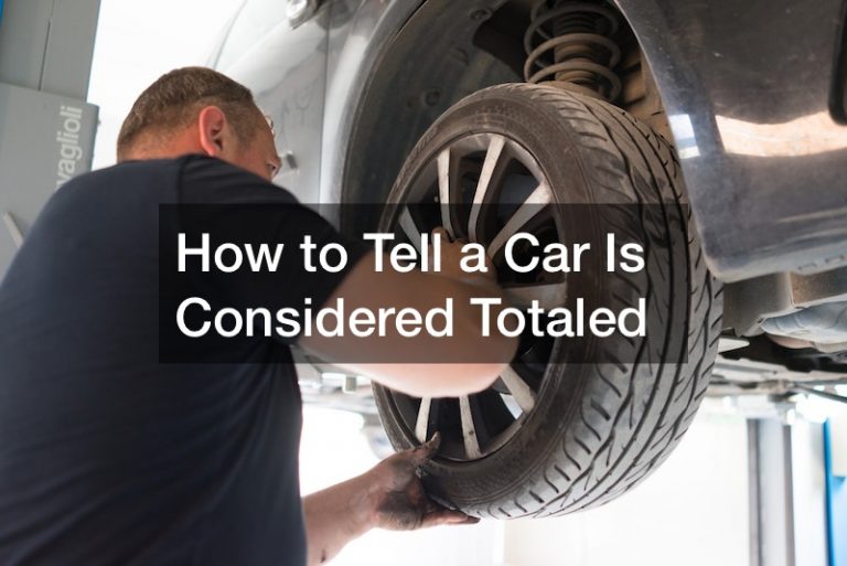 How to Tell a Car Is Considered Totaled